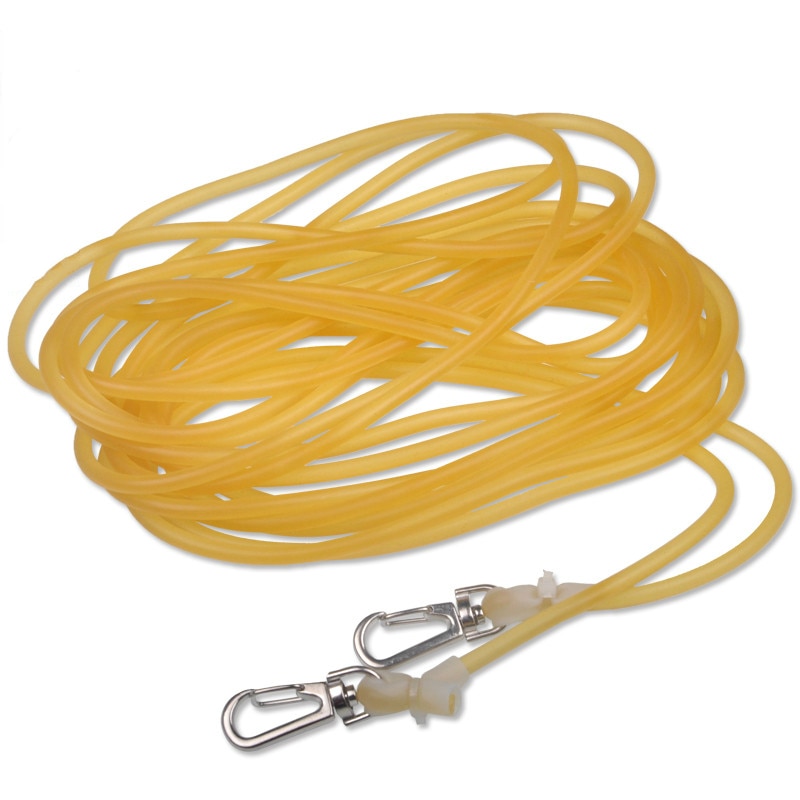 Diameter 4mm 5mm 6mm massivt elastiskt gummifisklina rep missad stånghållarstång tjockt fiskerep med krok 5m-27m