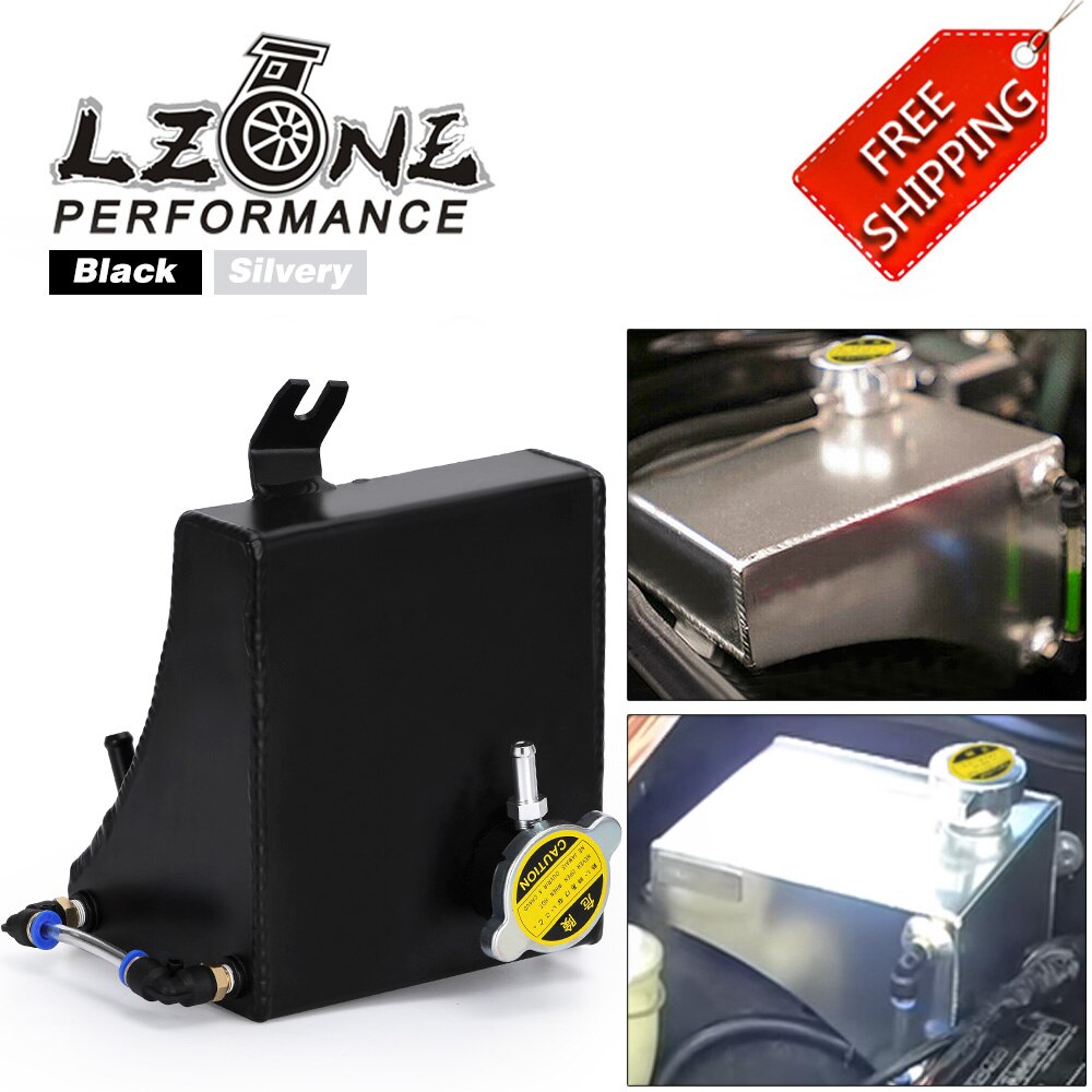 -240SX S13 SR20DET KA24DE KA24E KA24 Aluminium Koelvloeistof Overflow Tank Reservoir Kit Voor Nissan (Past: 240SX)