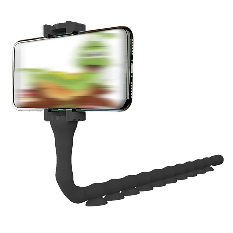 Universal Lazy Holder Arm Flexible Mobile Phone Holder Suction Cup Stand Wall Desk Bicycle Stents Caterpillars Bracket for Phone