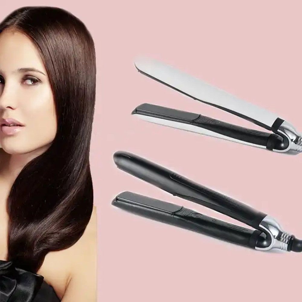 Plancha de pelo dorada V, styler clásico, alisadores de pelo rápidos, herramienta de estilismo, plancha plana: BLANCO / US