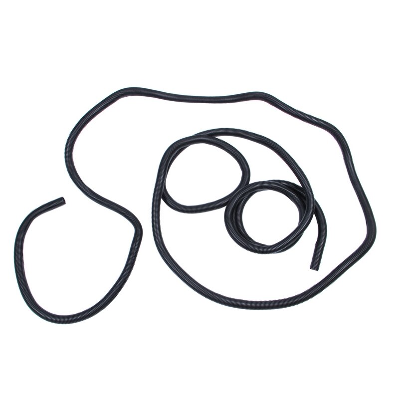 2Pcs Split Wire Loom Conduit Polyethylene Tubing Black Color Sleeve Tube - 10 Ft 1 Inch & 20 Ft 3/4 Inch