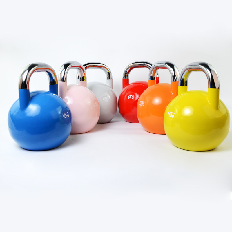 Commerciële Gym Verf Bakken Kettlebell Rack, Competitie Fitnessapparatuur, Heup Deep Squat, Particulier Onderwijs