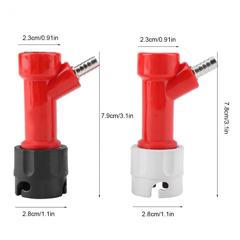 2 pièces 1/4 haute goupille serrure Corny Keg maison brassage connecteur coupleur ensemble maison bière brassée fûts distributeur