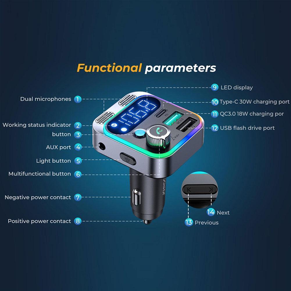 PD 20W chargeur de voiture Type C USB Portable 120W adaptateur de Charge Super rapide pour IPhone 14 Pro Max pour Huawei séparateur allume-cigare de voiture