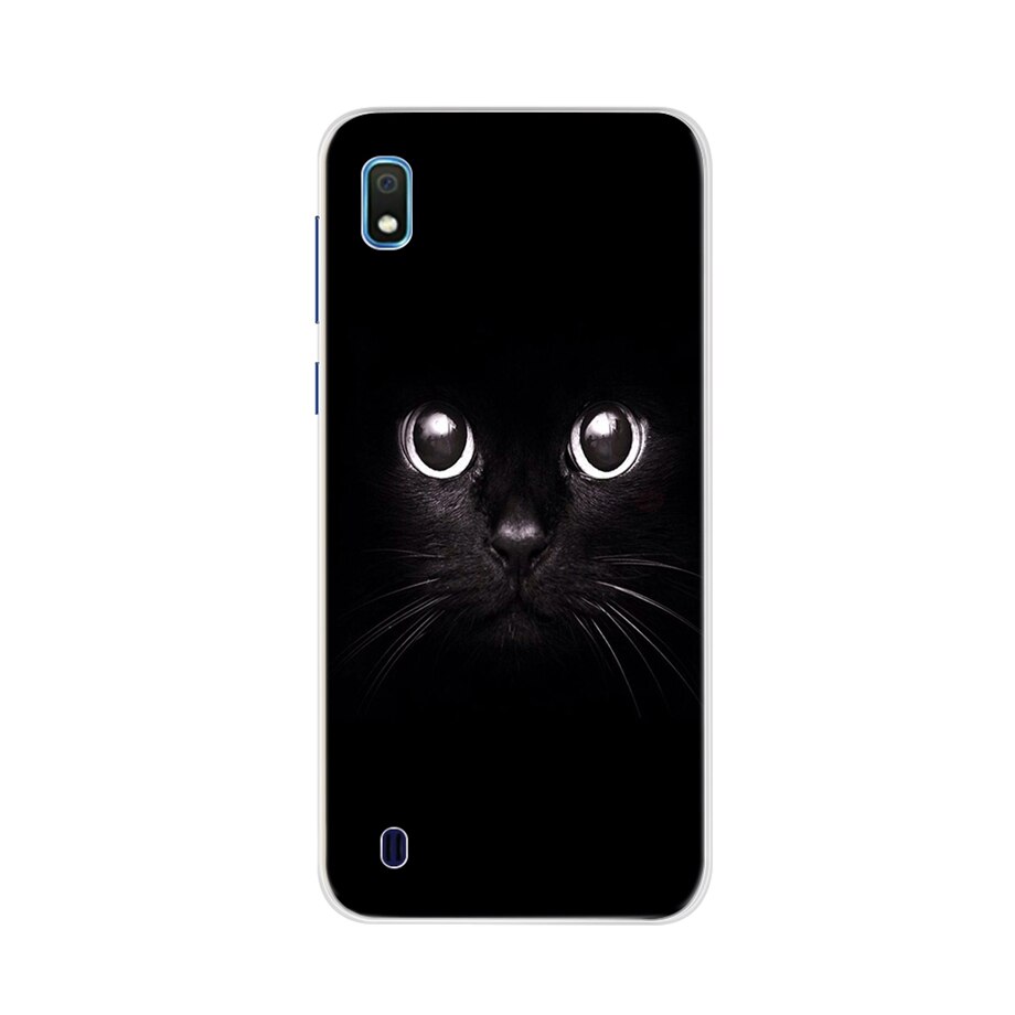 Voor Samsung Galaxy A10 Case Siliconen Telefoon Case Voor TPU Samsung A10 Achterkant EEN 10 A10 Protector Soft bloem Case Bumper