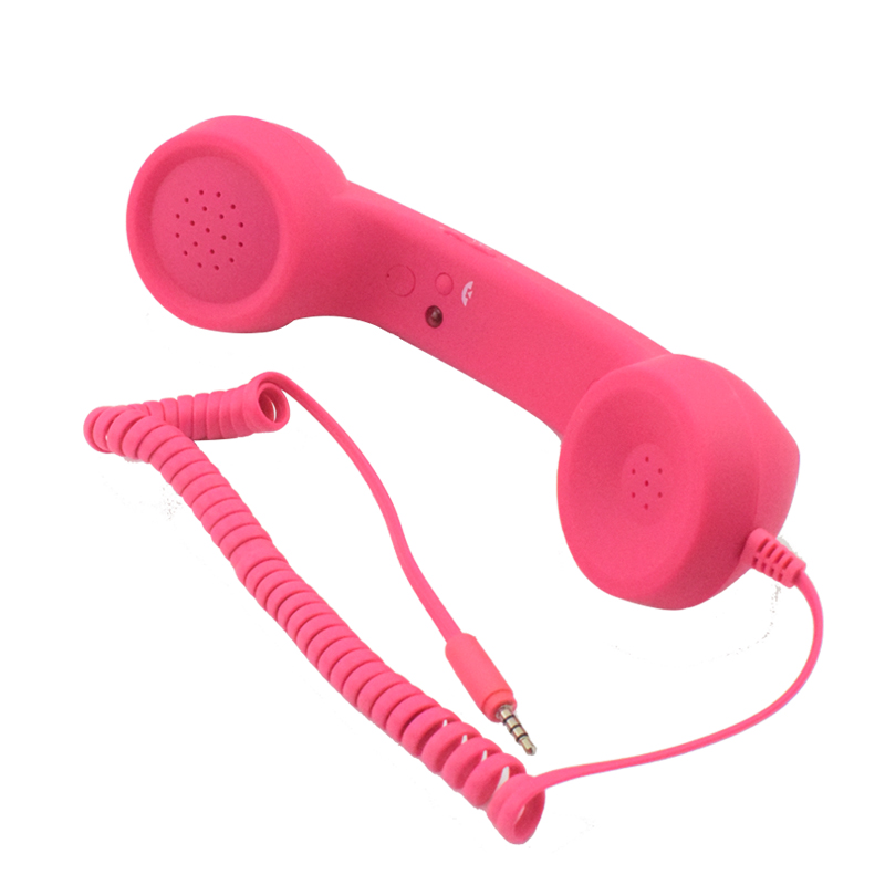 Wireless Retro Telephone Handset and Wire Radiation-proof Handset Receivers Headphones for a mobile phone with comfortable call