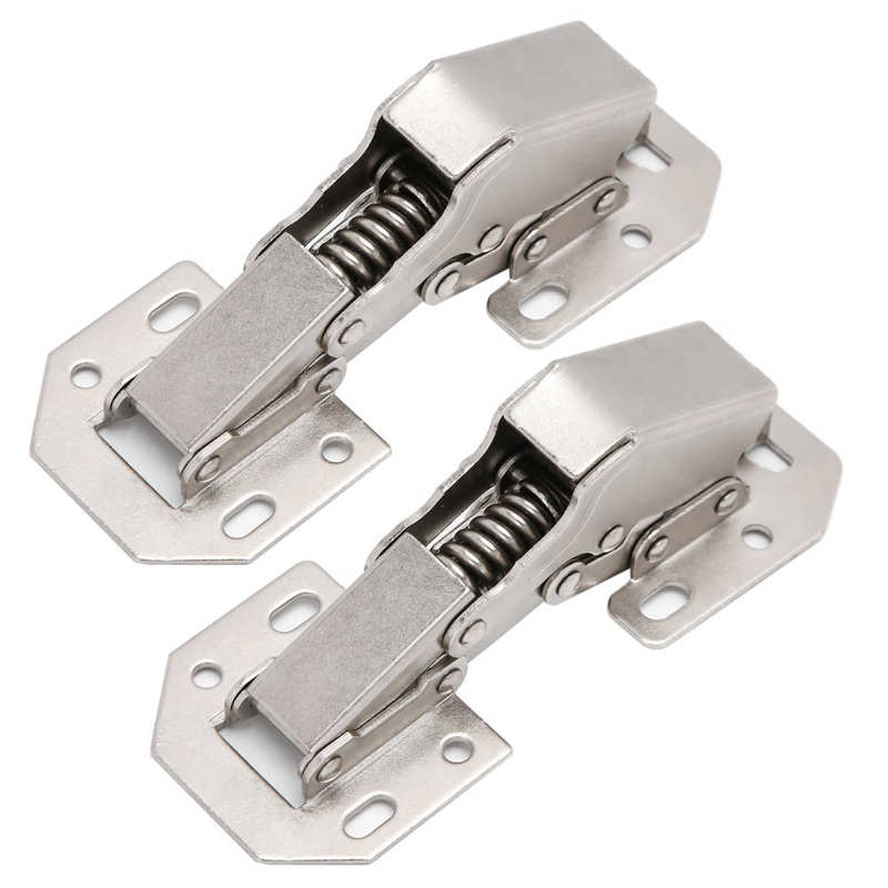 door lock with sliding security door lock 2 Sets Hinge Cold Rolled Steel Bridge Shape Hinge Cabinet Door Furniture