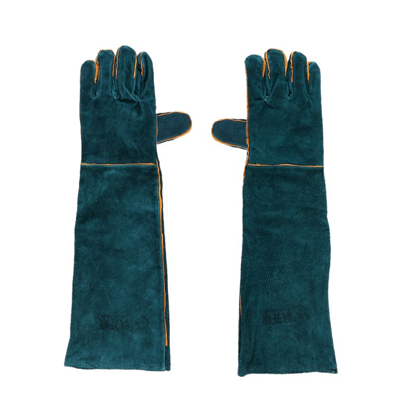 1 Pair Reptile Anti-bite/scratch Gloves Safe Breathable Grooming Gloves Snake Parrot Lizard Wild Animals Dog Grooming Gloves