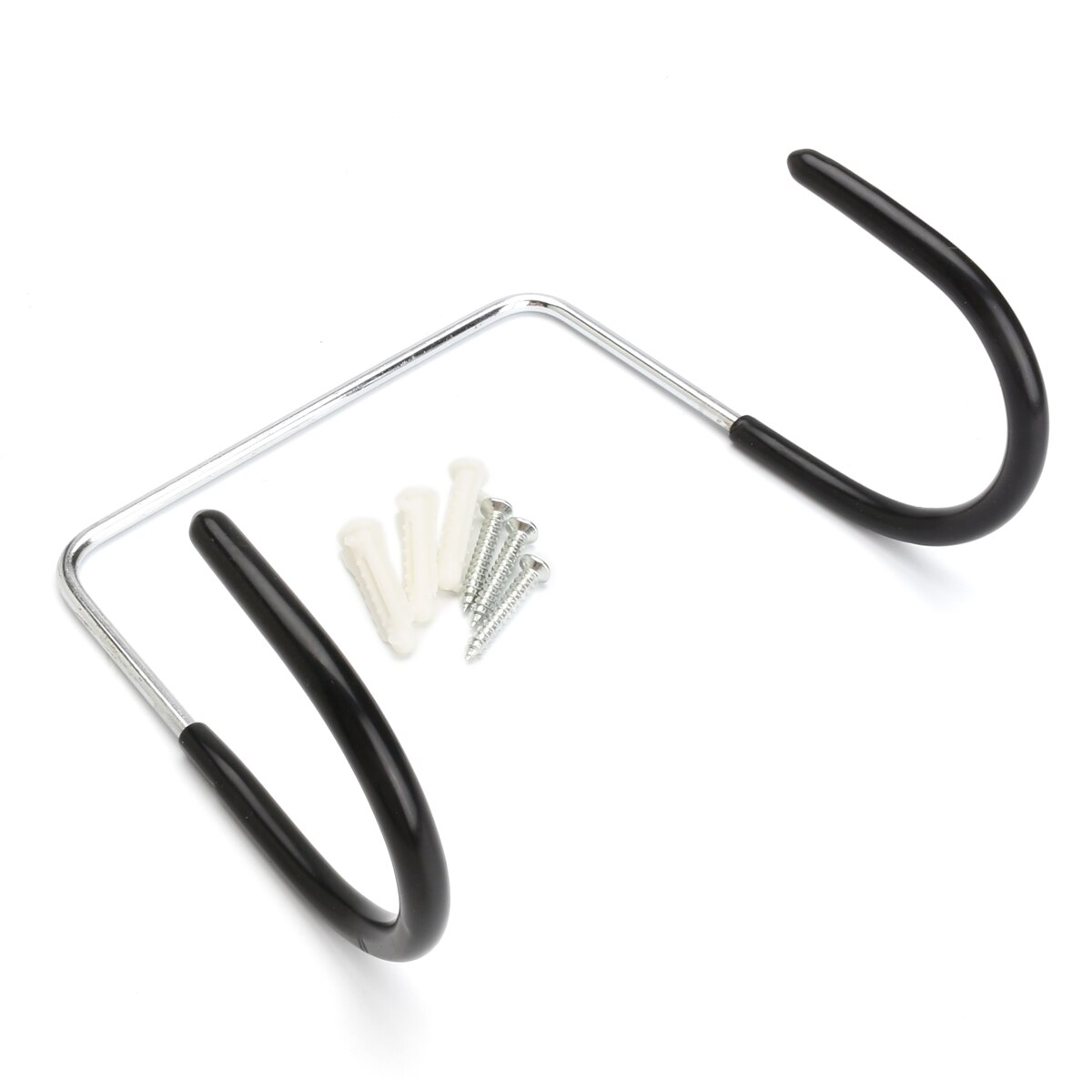 White/Black Ironing Board Storage Over The Door Hook Iron Holder Home Laundry Wall Mounted Rack Hotel