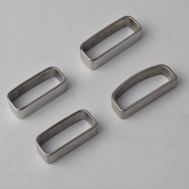 35mm/40mm DIY Edelstahl Gürtel Schleifen männer lässig Leder Handwerk Hardware- Metall Gürtel Schleifen NäHenne Kunst Handwerk