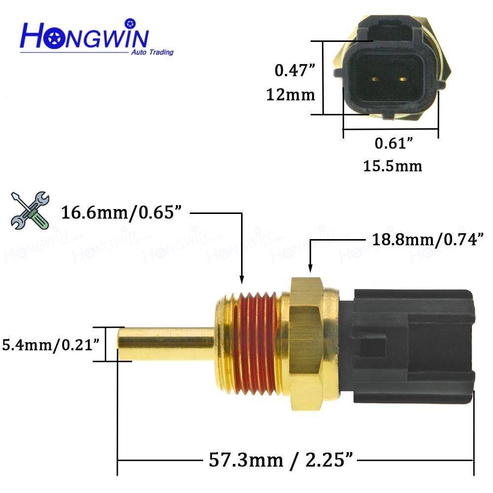 39220-35710 Coolant Water Temperature Sensor Fits Hyundai Sonata Mitsubishi Montero Chrysler Sebring Dodge Stratus 1993