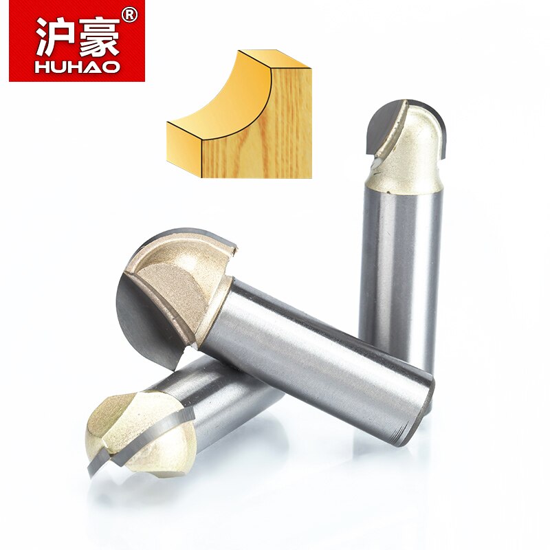 HUHAO 1pcs 6/8mm Shank Double Edging Router Bits for Wood Cove Box Bit CNC Milling Cutter Carbide Woodworking Tools
