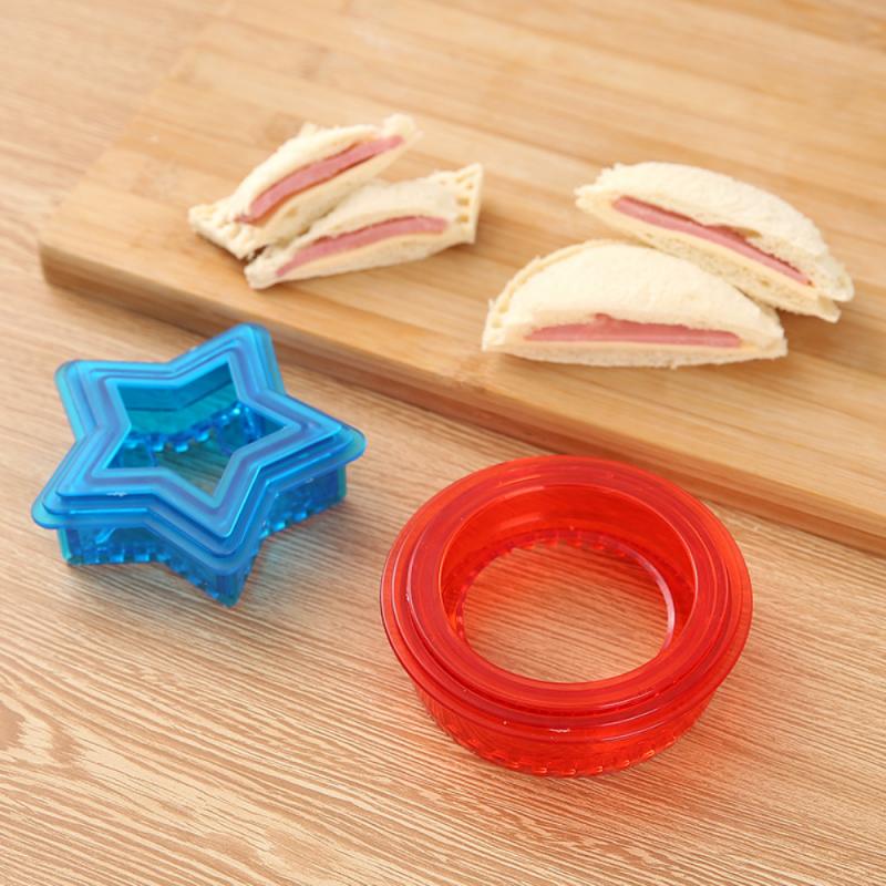 Kitchen Lunch DIY Sandwiches Cutter Mould Cake Tools Food Cookie Cutter Die Bread Biscuits Mold Kids Lunch Maker Cute Shape