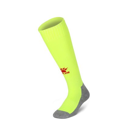 KELME Children Soccer Socks Football Training Competition training Kids Over Knee High Breathable Sports Stockings K15Z931: Fluorescent Yellow