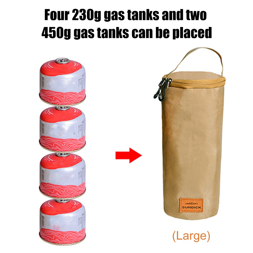 Gas Tank Protective Case Fuel Cylinder Cooking Protector Storage Bag Durable Outdoor Camping Hiking Gas Storage Cover