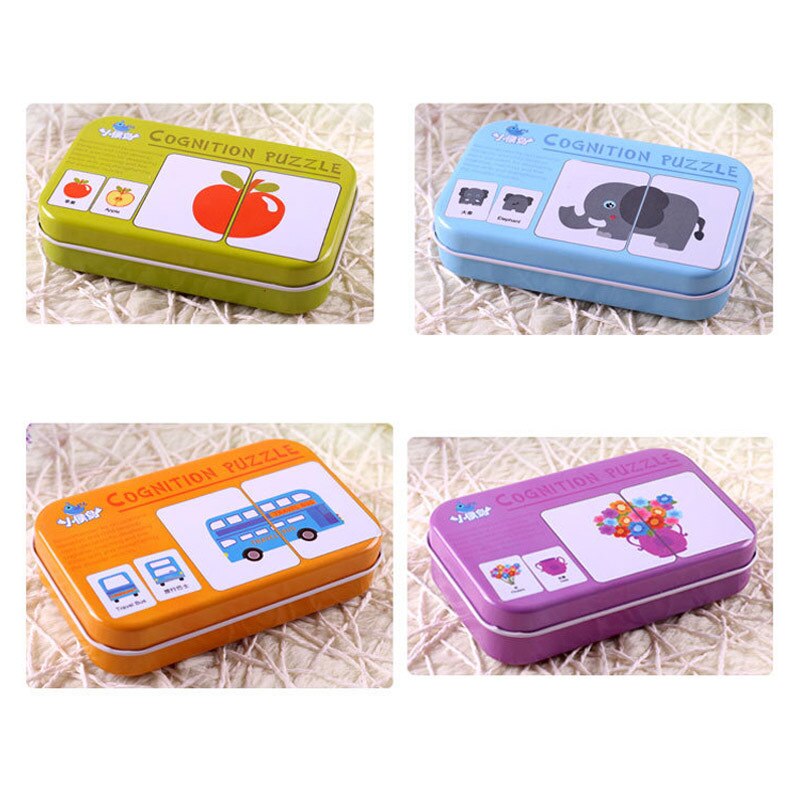 Toddler Cards Early Childhood Education Puzzle Matching Autism Training Cognitive Intelligence Development Puzzle Enlightenment