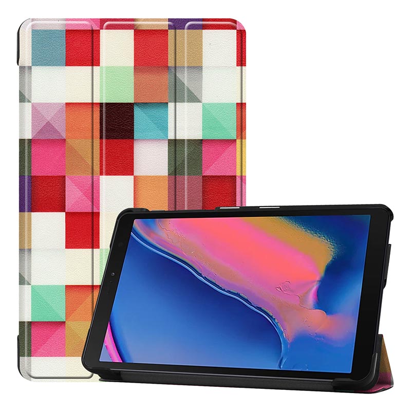 Case For Samsung Galaxy Tab A 8.0 inch S Pen Ultra Slim Leather Magnetic Stand Cover For Galaxy Tab SM-P200 SM-P205 Funda: Magic cube