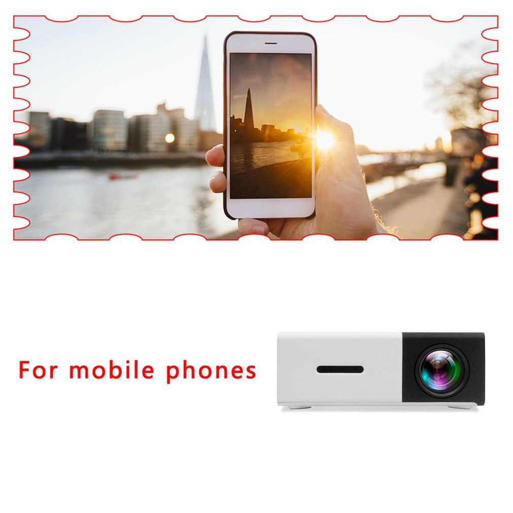 J9 Portable Projector 3D HD LED Home Theater Cinema HDMI USB Audio Projector Yg300 Mini Projector Camara Masanori