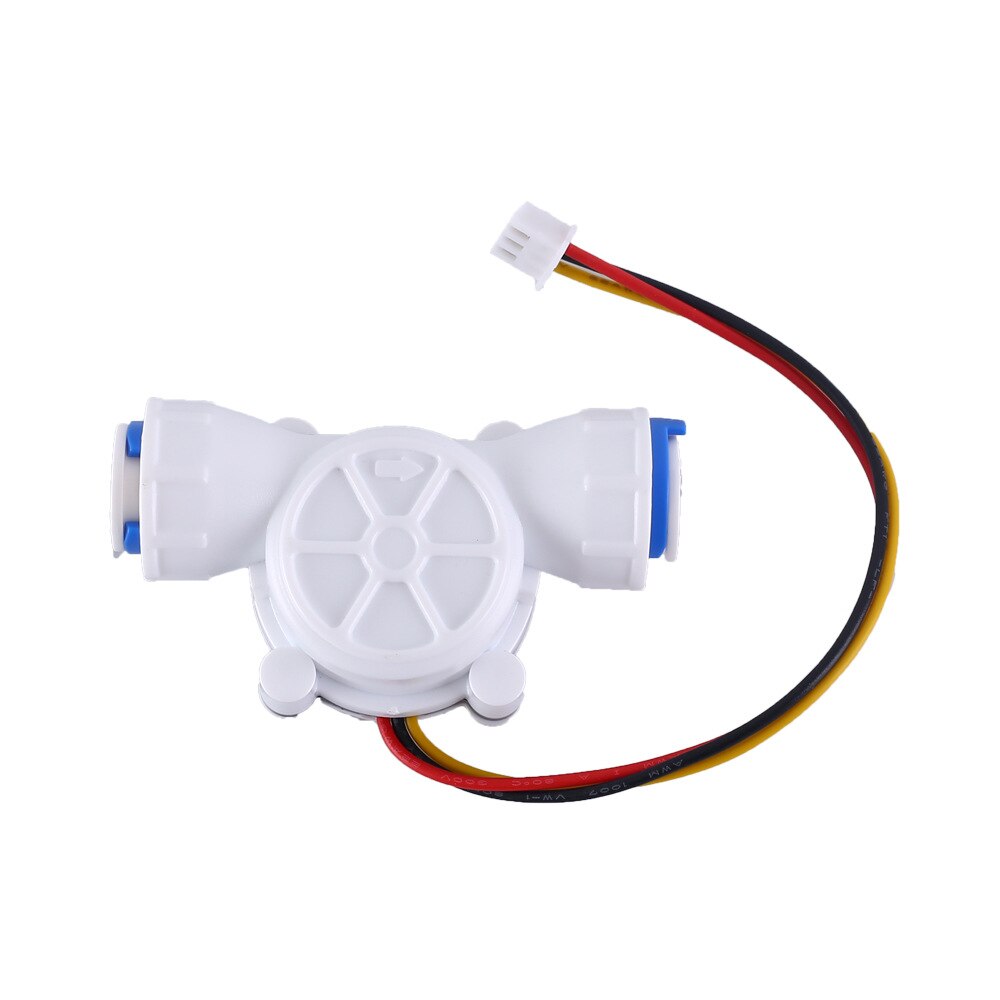 Flow Meter Water Flow Sensor 3/8"quick fit PlasticTurbine Hall Water Flow Sensor Meter for Water Liquid id10 mm