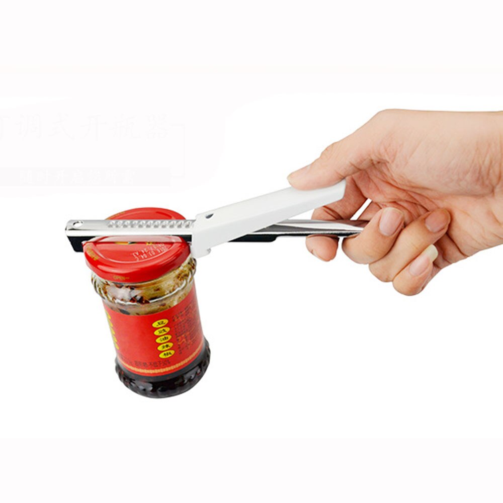 Saingace Verstelbare Blikopeners 1PC Verstelbare Rvs Fles Pot Deksel Opener Handleiding Keuken Gadget Flesopener