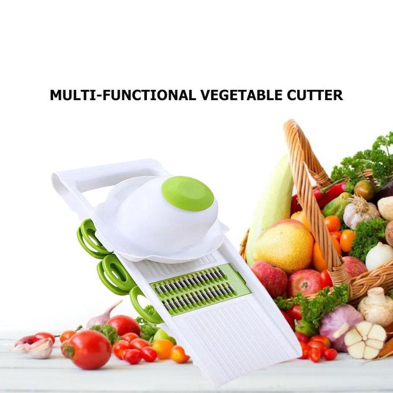 Handleiding Aardappel Slicer Groente Fruit Cutter Rvs Mandoline Ui Dunschiller Wortel Rasp Dicer Kitchen Tools