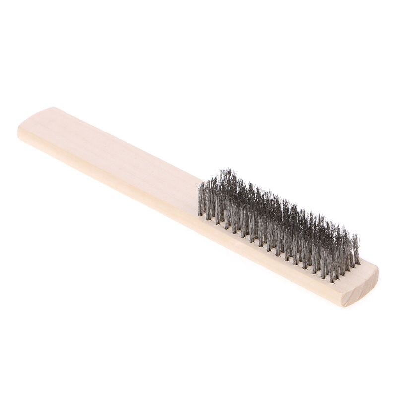 1pcs Stainless Steel Wire Brush Paint Removal Cleaning Metal Polishing Rust Cleaning Brushes Clean Tools Hand Tool