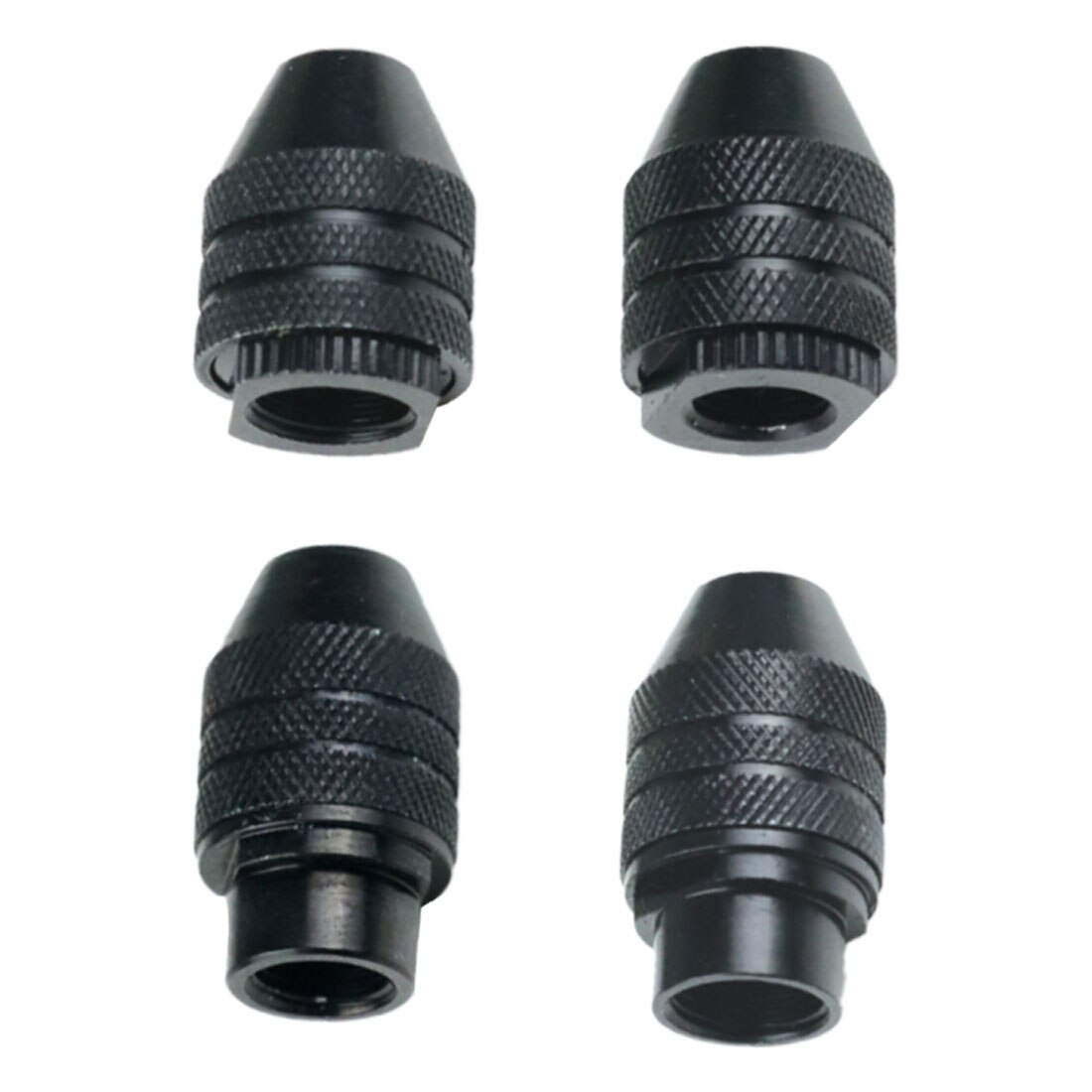 Mini multi -nyckellös borrchuck 0.5-3.2mm m8 x 0.75 m7 x 0.75mm snabbbyte borrchuck för roterande verktyg