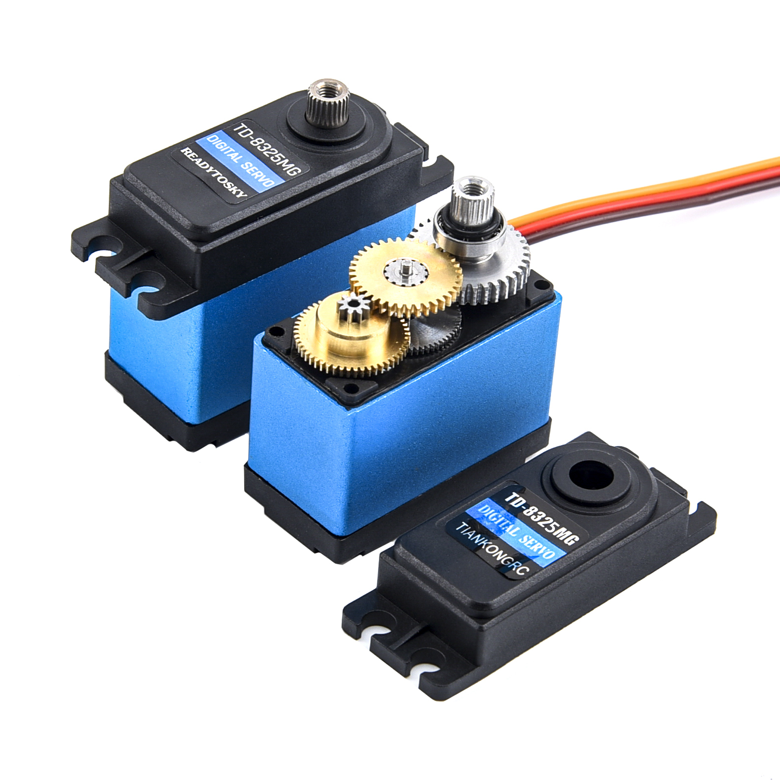 20kg TD8120MG / 25kg TD8325MG Hohe Drehmoment Kernlosen Motor Servo Wasserdichte Digital 180 Grad Servo control durch Fernbedienung control