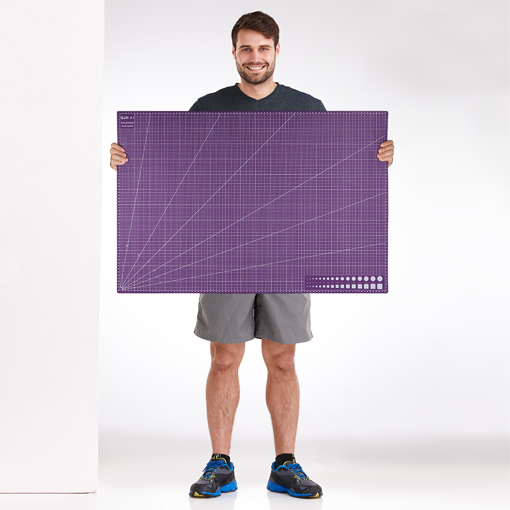 Tapis de découpe rotatif en PVC auto-guérison Double face A1, parfait pour la coupe du cuir, la gravure, la perforation des trous, l'artisanat du papier/boue