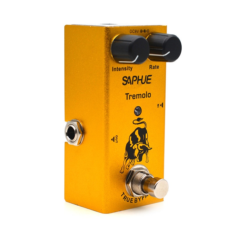 SAPHUE Electric Guitar Pedal Vintage Overdrive/Distortion Crunch/Distortion/US Dream/Classic Chorus/Vintage Phase/Digital Delay: Tremolo