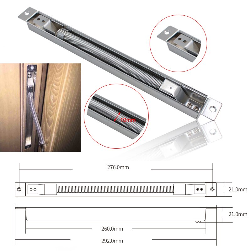 Door Loop Exposed Mounting Protection Sleeve Access Control Cable for Access Control Door Lock Stainless Steel: G240