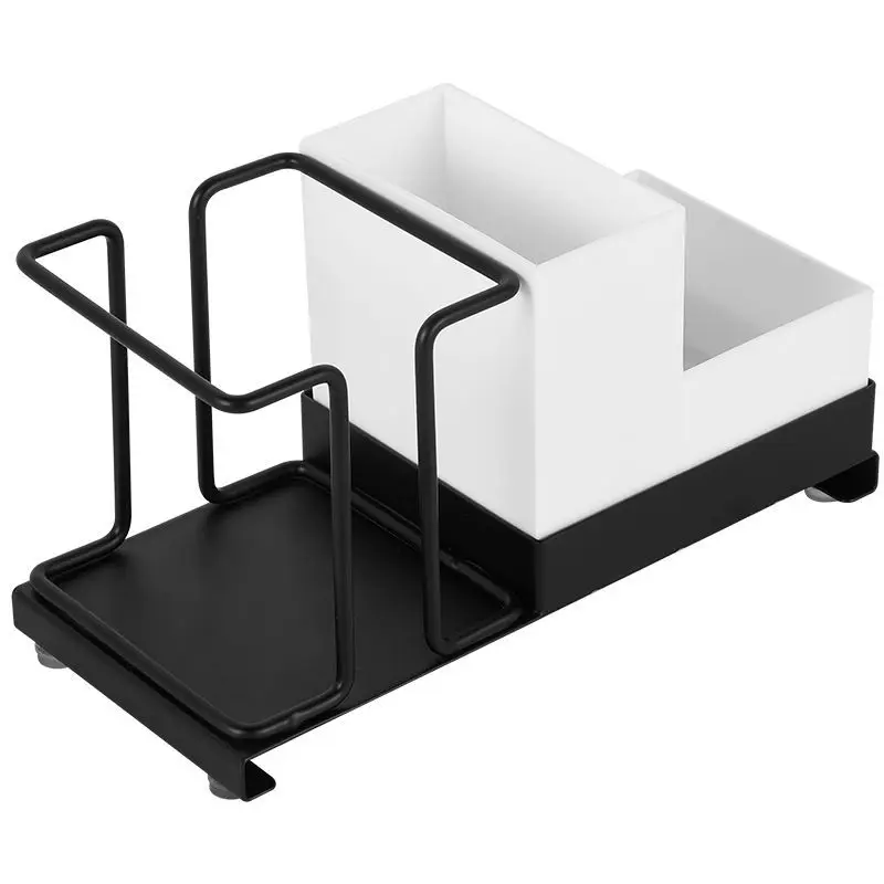 Cup Holder Paper Storage Rack Coffee Station Supplies Countertop Bar Organizer Office Mug Disposable Cups Stand