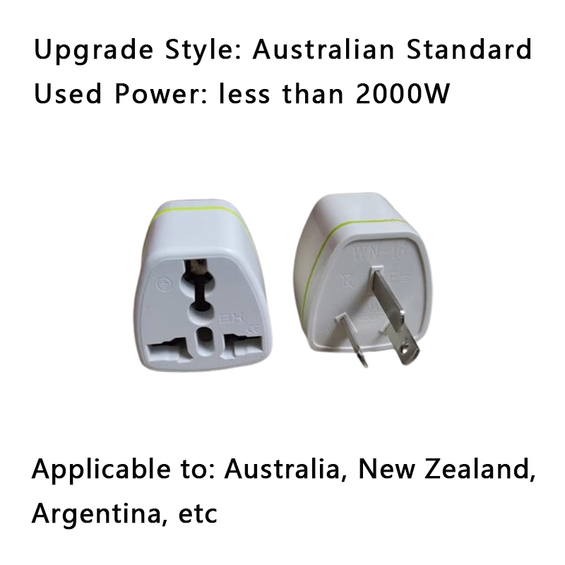 Adaptateur universel AU US UK EU, convertisseur de prise US vers EU, adaptateur de voyage australien KR Euro, prise secteur: green