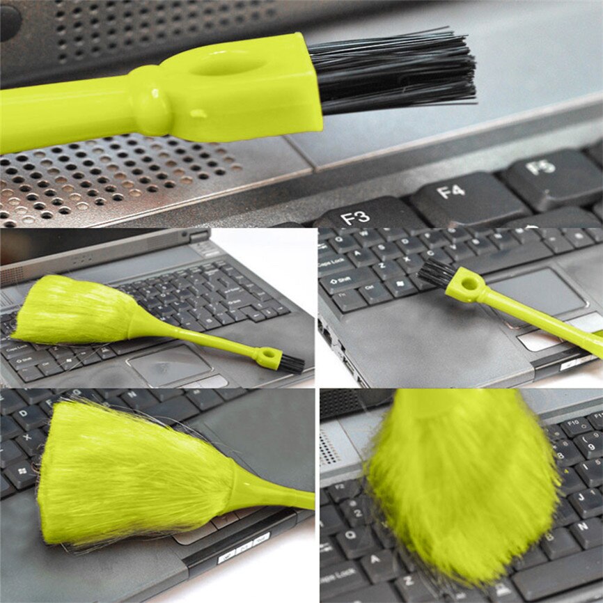 Multi-Function Mini Keyboard Vehicle Anti-Static Dust Brush Desktop Sweeper Cleaning Home Dusting Brush May#5