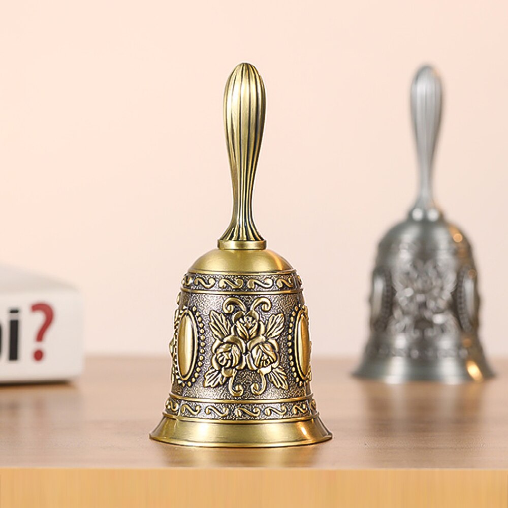 Multifunctional Hand Bell Call Bell Musical Instrument for Home School Church Restaurants