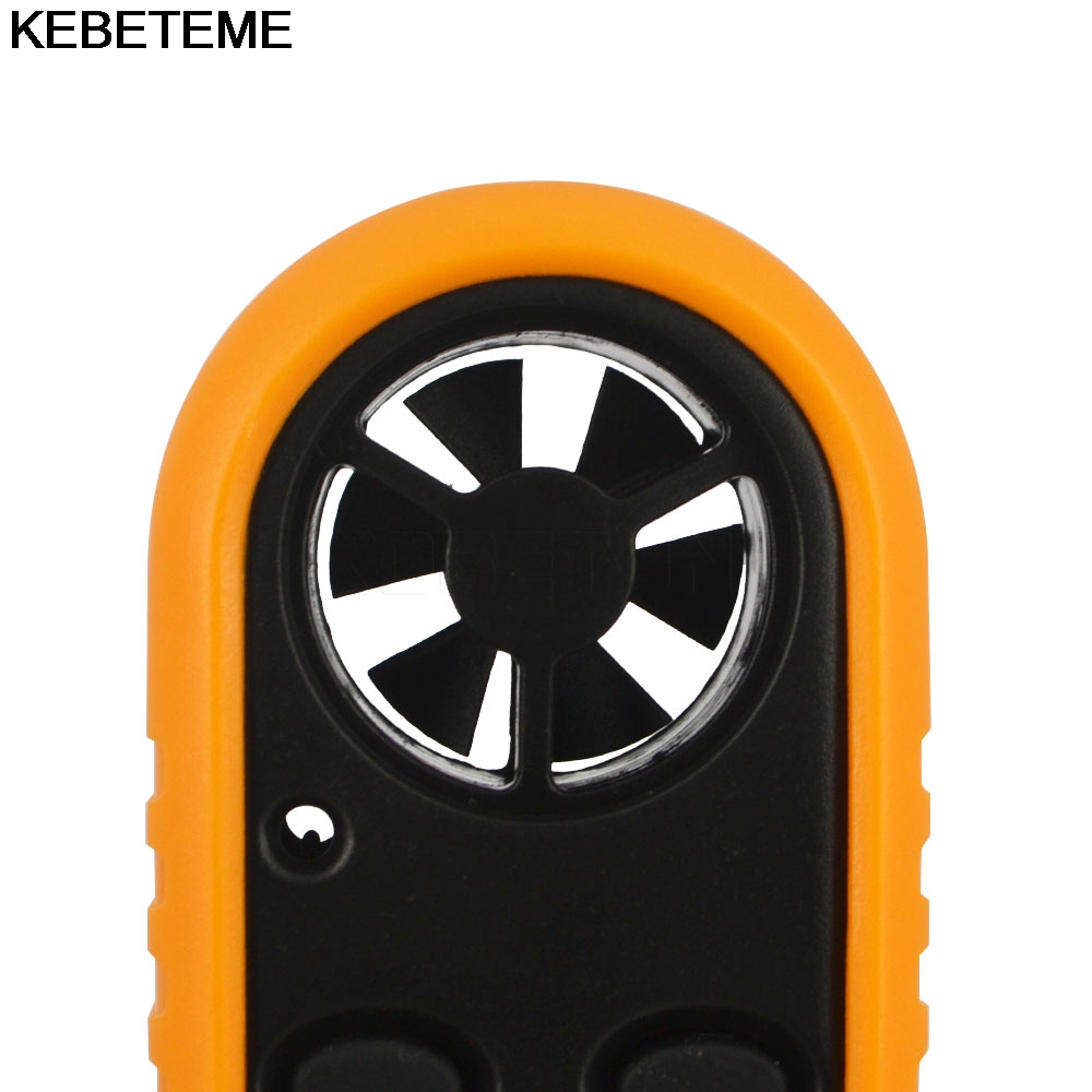 1 PC Anemometer Digital LCD CFM/CMM Thermo Anemometer+Infrared Thermometer For Wind Speed Gauge Meter Temperature
