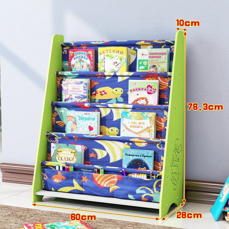 freundlicher Bücherregal Boden Einfache Gestell Wirtschaftlich Schüler Bücherregal Kindergarten freundlicher Bild Buch Lagerung Gestell: VIP 19
