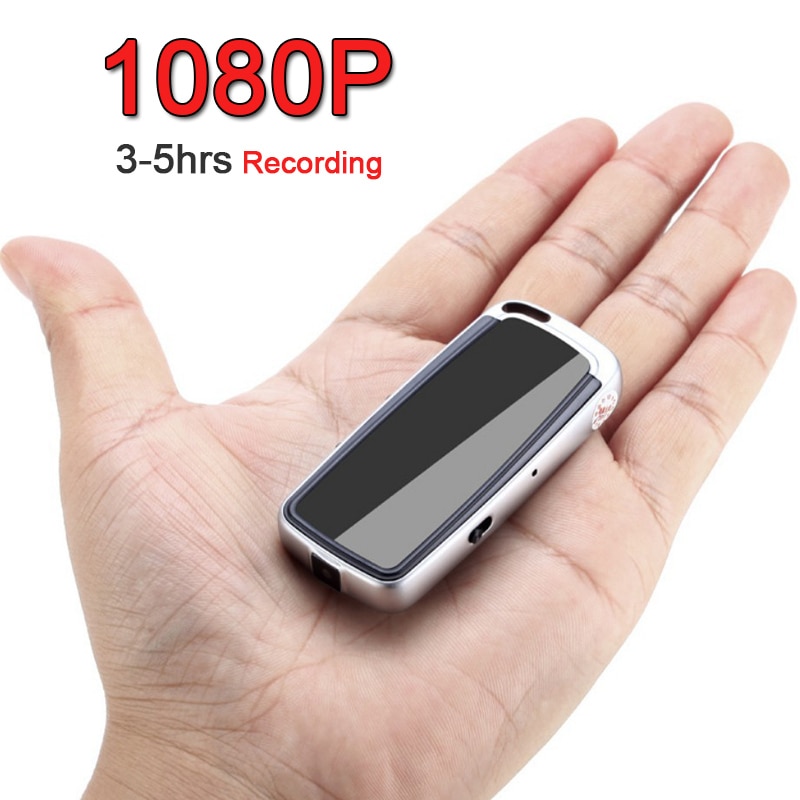 1080P 720P HD 3-5hrs Key Chain Digital Video Camera Camcorder Recorder Voice Audio Recording Noise Canceling Mini DV