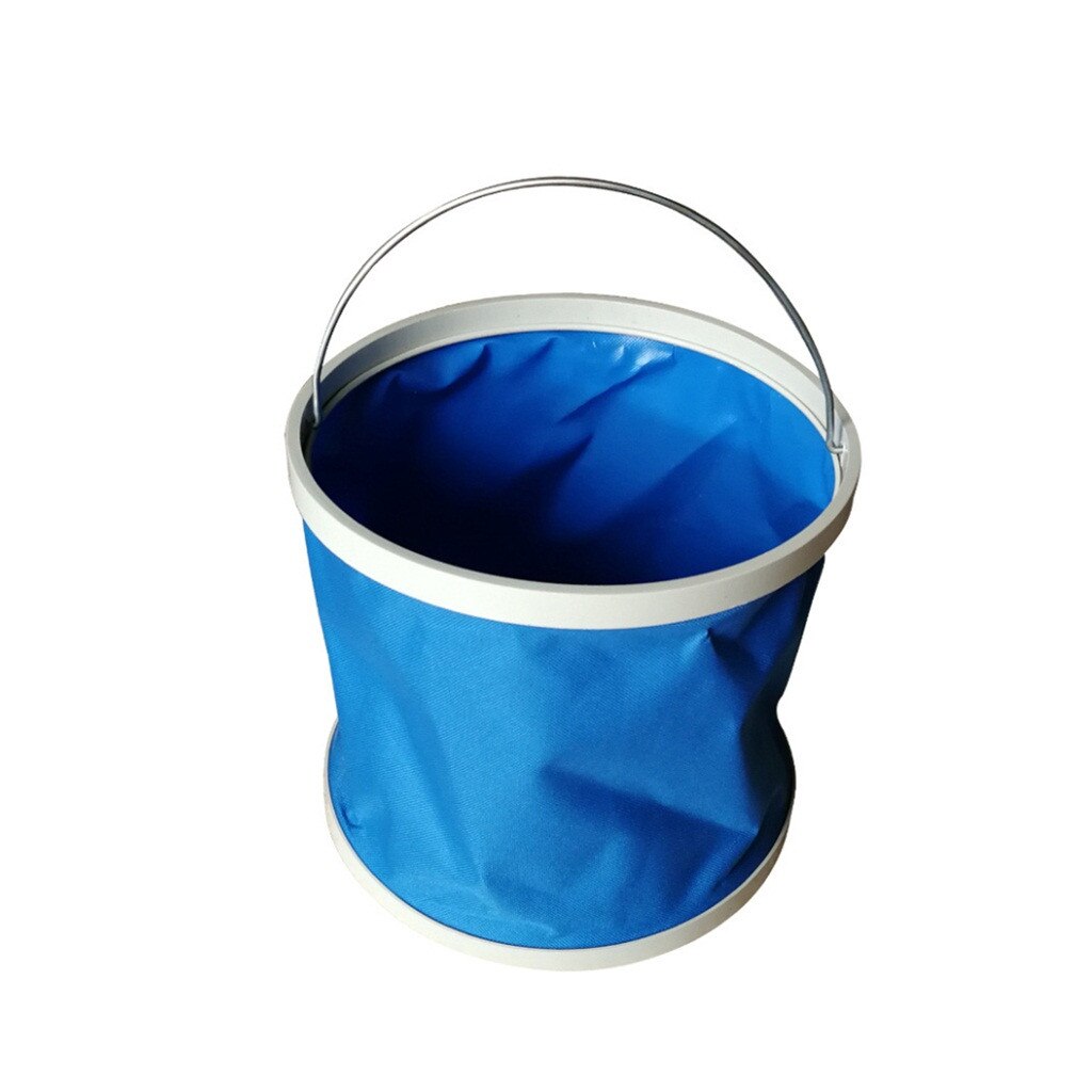 Thickening Portable Folding Bucket Outdoor Camping Fishing Bucket Car Storage Container Car Wash Mop Bucket Cleaning Tools