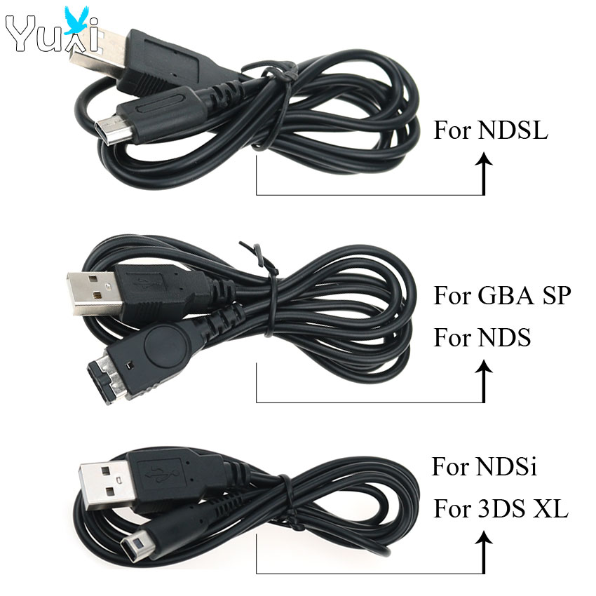 YuXi USB Opladen charger Cable Power Cable Cord Line Voor Nintendo DS Lite Voor NDSL NDSi NDS Voor GBA SP voor 3DS XL Controller