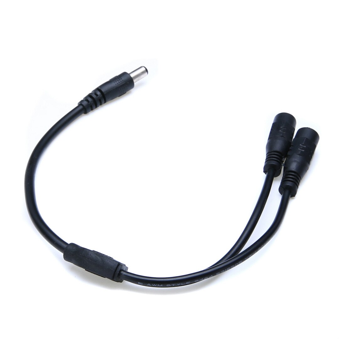 1pc 29cm likströmskabel 1 hankontakt to 2 kvinnliga jack kabel splitter adapter 5.5 x 2.1mm mayitr