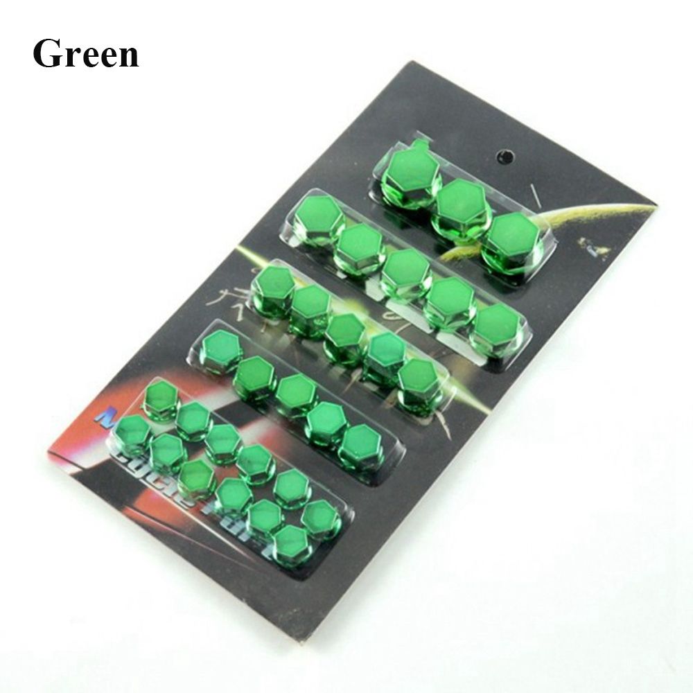 Scooters Accessoires 1.4/1.2/1/0.8Cm Gekleurde Moer Cover Motorfiets Modificatie Onderdelen Elektrische Auto Moer Schroef Cap Covers: Green