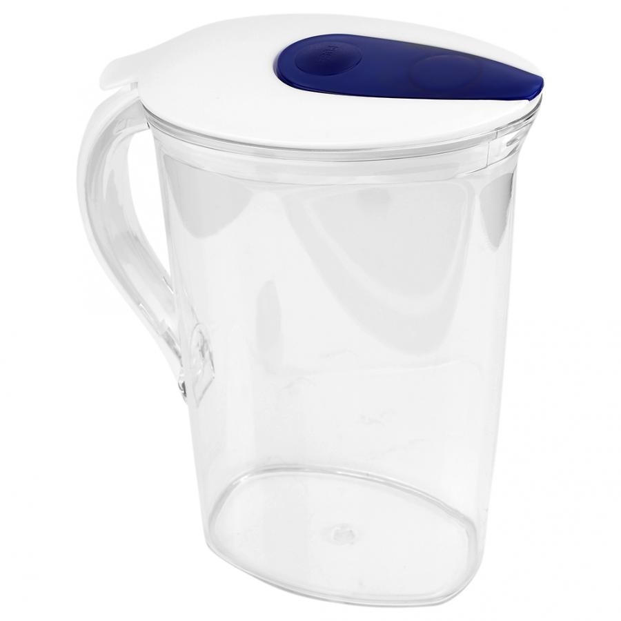 Bouilloire plastique transparente grande capacité | Pots à eau, bouilloires de 2,1l de grande capacité, carafe d'eau froide et chaude avec couvercle, bouilloire à jus à usage domestique: Default Title