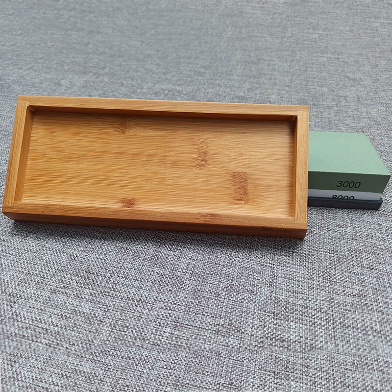 Affilatura supporto per pietra accessori per coltelli base per pietra per affilare affilatura sistema di base in gel di bambù/silice utensili per affilare i coltelli da cucina