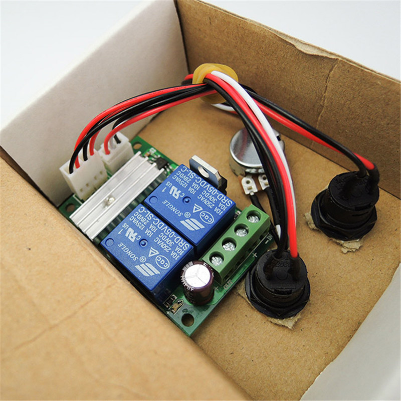 1203BS DC Motor Speed Controller Bldc Motor Controller Omkeerbare PWM Controle Vooruit/Achteruit Schakelaar 6V12V 24 V