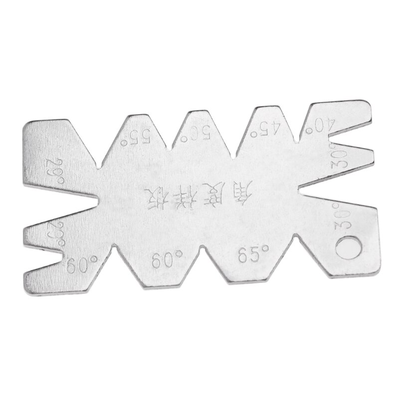 Screw Thread Cutting Angle Gage Gauge Measuring Model Tool Stainless Steel