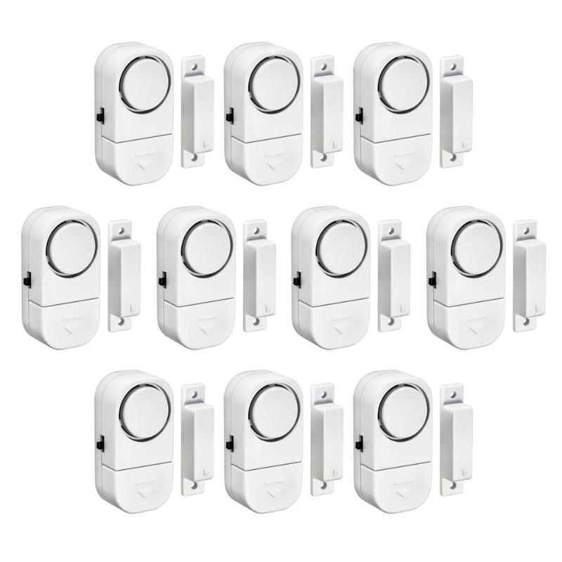 Wireless Home Window Deur Inbreker Alarmsysteem Magnetische Sensor Home Veiligheid Alarmsysteem Standalone Magnetische Sensoren: 10 pcs