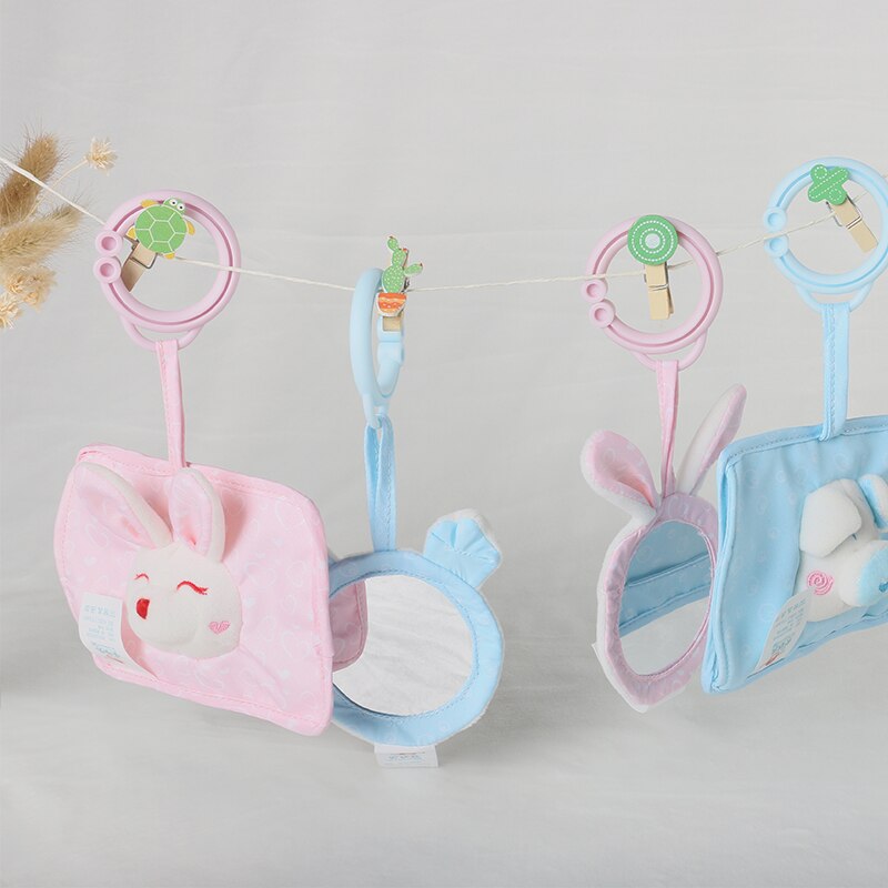 bambino Passeggino Pendente Presepe Decorazione Lenitivo Sonaglio Specchio Neonati Giocattoli Educativi della Prima Infanzia animale foto portafoto