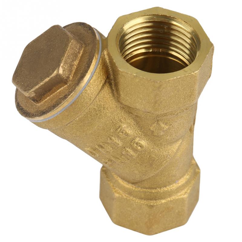 DN15 DN20 DN25 BSPP Binnendraad Y Vormige Messing Zeef Filter Valve Connector