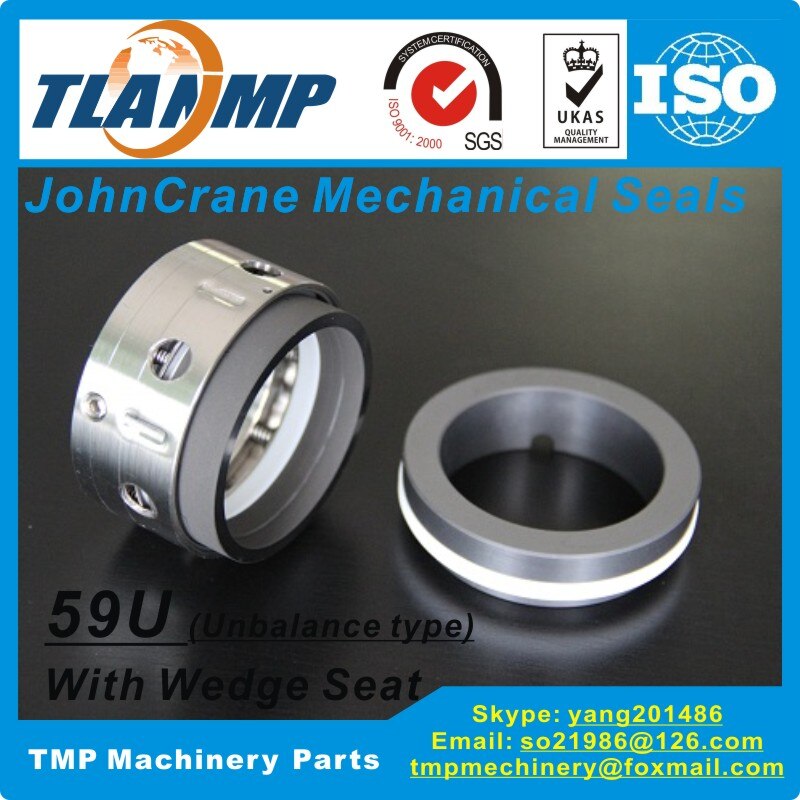 T59U-30 , 59U/30 J-Crane Mechanical Seals (Materiaal: ca/Sic/Ptfe & Sic/Sic/Ptfe) | Type 59U Onbalans Ptfe Wig Pusher Se: Carbon-SiC-PTFE